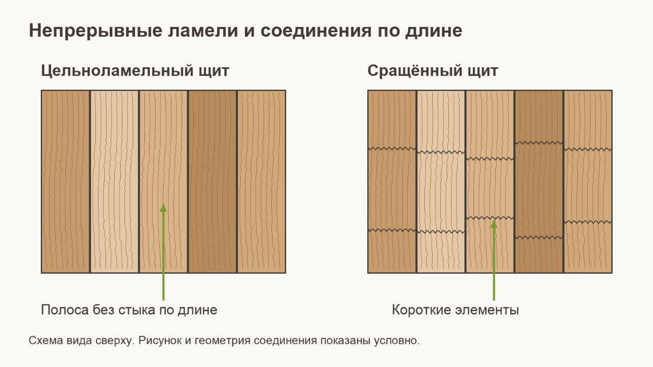 Непрерывные ламели и соединения по длине