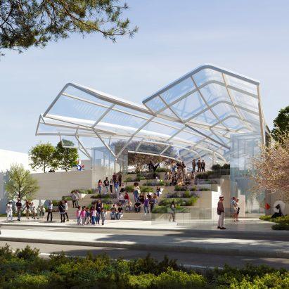 Gehry Partners, WHY Architecture и Olin возглавят реконструкцию трамвайной станции и входной зоны Getty Center в Лос-Анджелесе