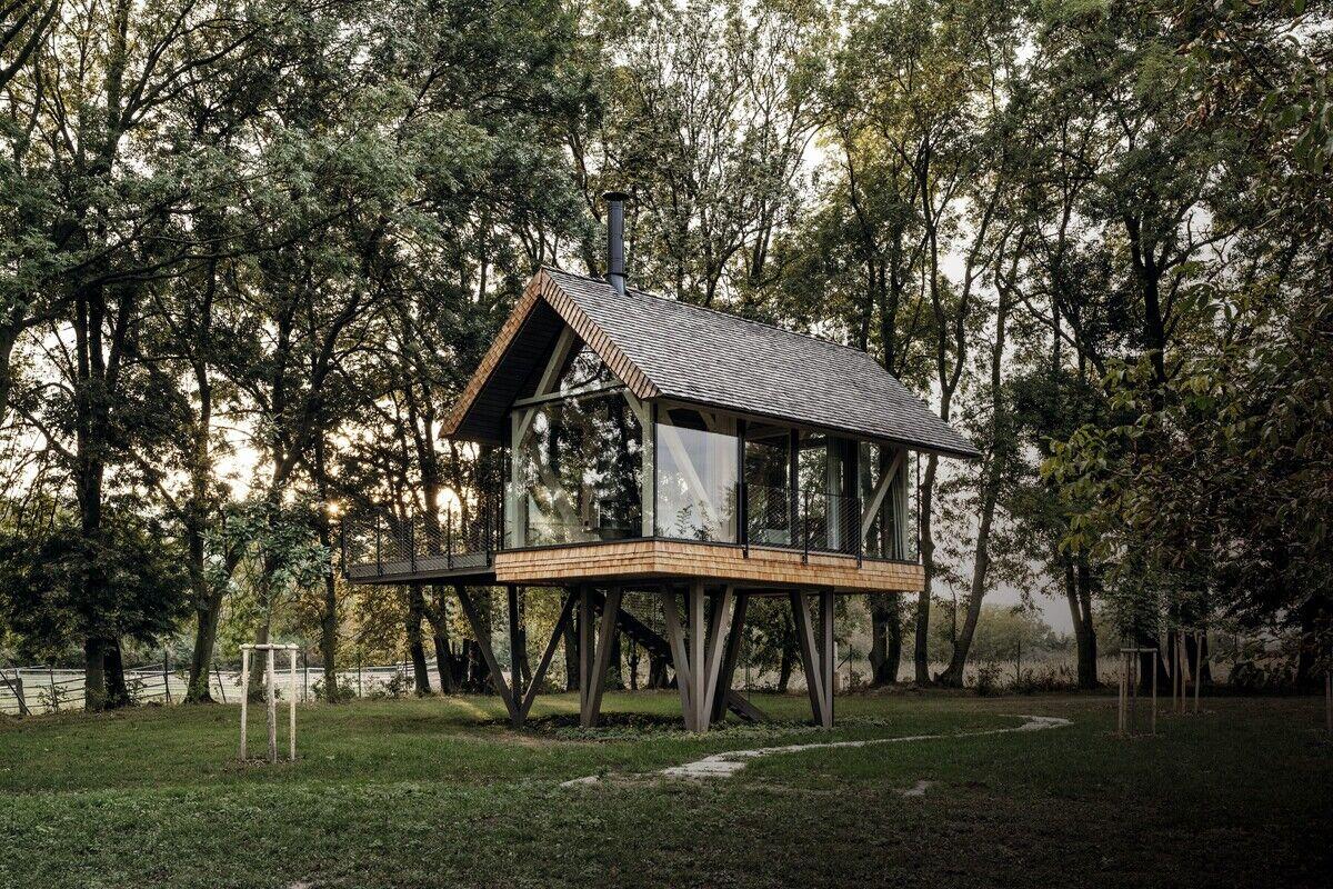 Стеклянный фасад Freiform