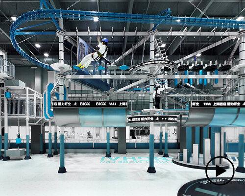 BIGX Super Sports Playground: как цифровая культура, сталь и контрастные цвета формируют новое пространство для спорта и отдыха в Шанхае