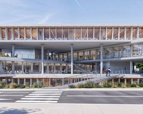Два новых здания от Bjarke Ingels Group расширяют кампус Universidad Francisco de Vitoria в западной части Мадрида