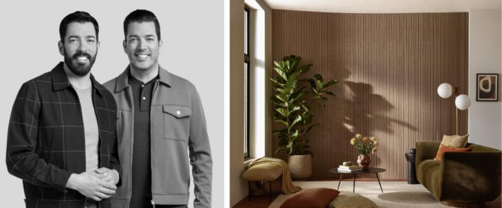 Гибкие деревянные поверхности Ultraflex и Flutto Valley: новое развитие коллекции Drew and Jonathan Home от WVH®