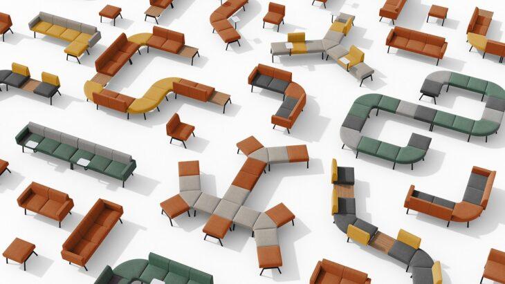 LD Seating представила две новые модульные системы Pod и Nido Bench для гибкой организации посадочных мест в HoReCa