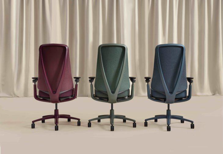Allsteel представила Levra — офисное кресло с безрамочной вязаной спинкой и нулевыми отходами производства