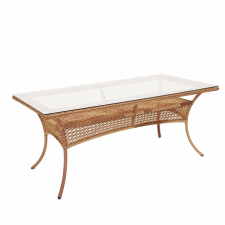 Стол плетенный для летней веранды