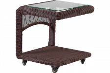 Стол плетенный для летней веранды