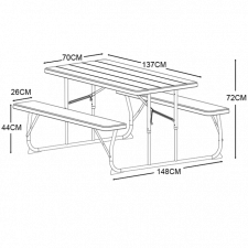 комплект мебели для уличных кафе и ресторанов