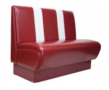 Модульный диван для кафе и ресторанов красного цвета