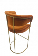 Мягкий барный стул