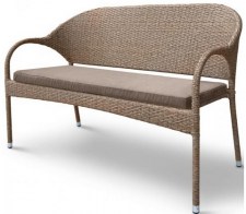 диван для летней веранды из искусственного ротанга Нико