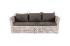 Плетенный диван Алиас соломенного цвета