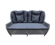 Диван плетеный для уличных кафе и ресторанов