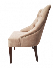 Мягкое кресло для ресторанов и кафе на деревянных ножках