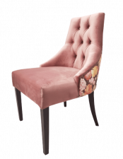 Дизайнерское кресло для ресторанов и кафе на деревянных ножках