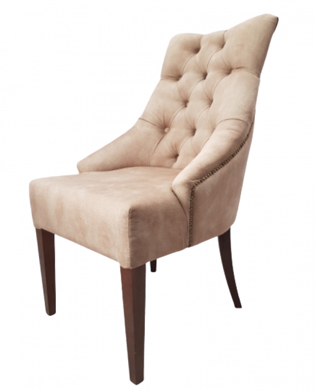 Мягкое кресло для ресторанов и кафе на деревянных ножках