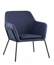 Кресло дизайнерское с металлическим каркасом