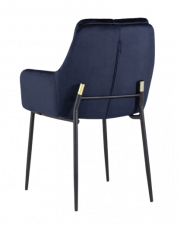 Кресло дизайнерское с вертикальной прошивкой для кафе и ресторанов