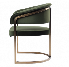 кресло с бронзовыми элементами