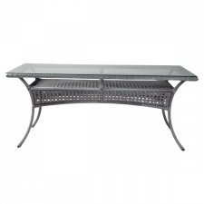 Стол плетенный для летней веранды