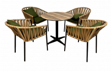 Комплект плетенный для летней веранды