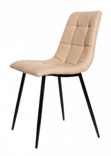 мягкий стул с ромбиком утяжкой спинки для кафе