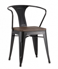 Металлический стул для ресторанов и кафе