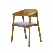 Дизайнерский стул из гнуто-клеенной фанеры, массив бука