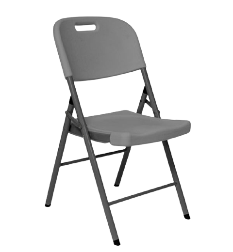 Складной пластиковый стул