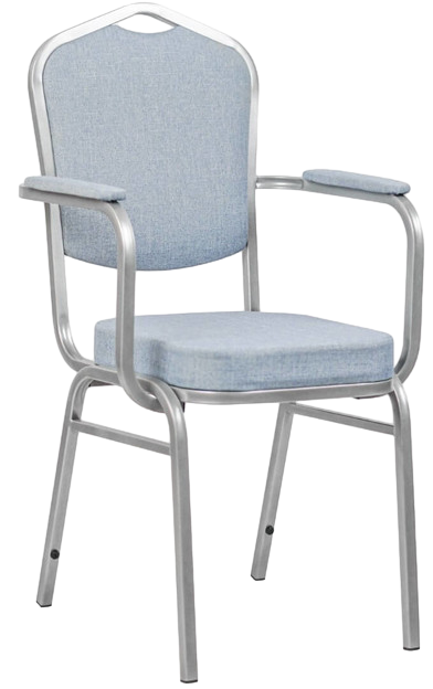 Штабелируемый стул с подлокотниками. 074-012