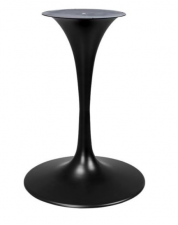 Дизайнерская стальная круглая ножка для стола в кафе, рестораны, черная