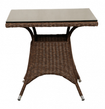 плетеный стол для кафе