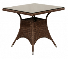 плетеный стол для кафе