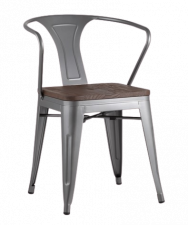 Металлический стул для ресторанов и кафе