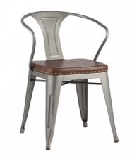 Металлический стул для ресторанов и кафе
