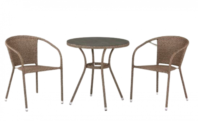 Комплект мебели на металлокаркасе для уличного кафе